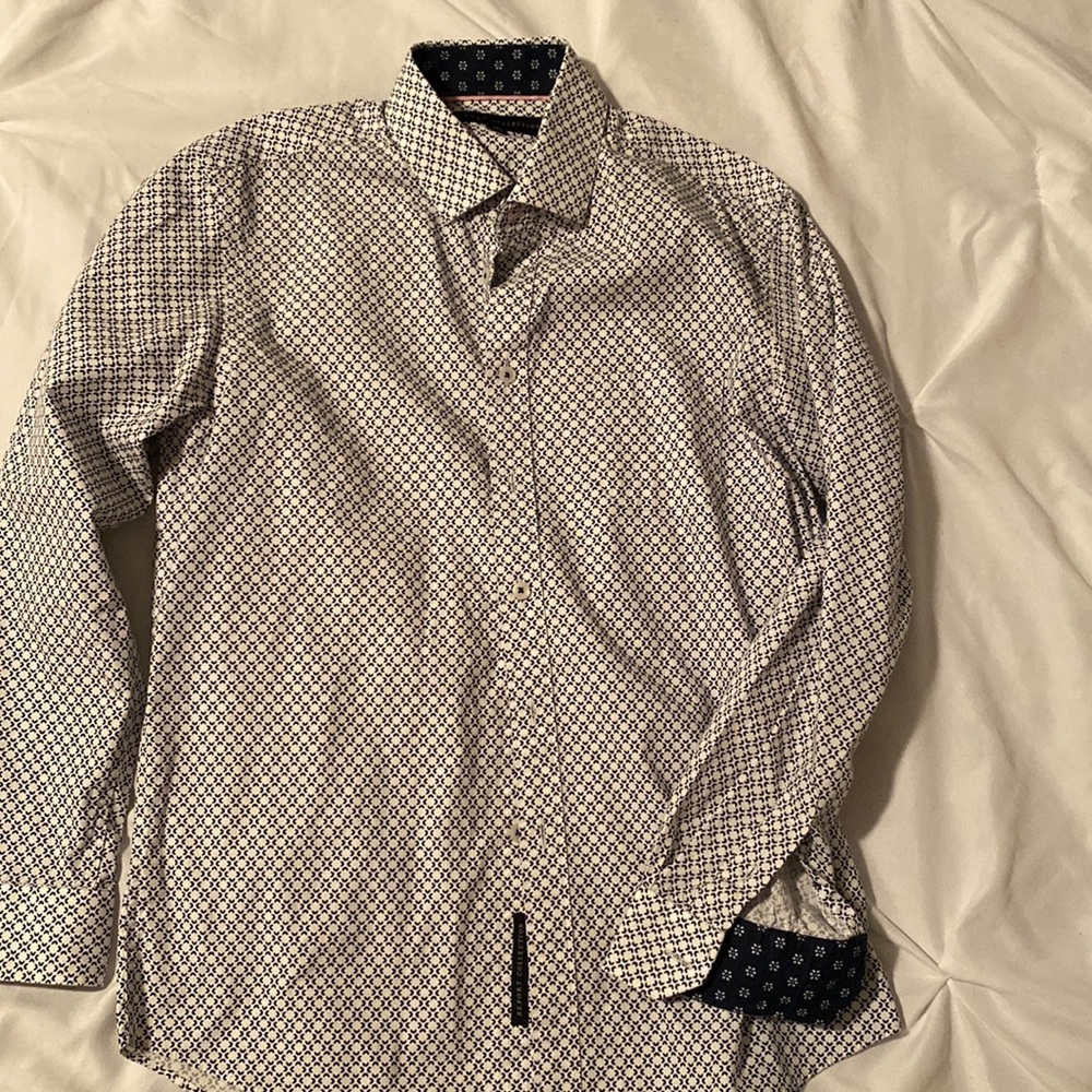 Boys Size 12 Report Collection bottom down shirt